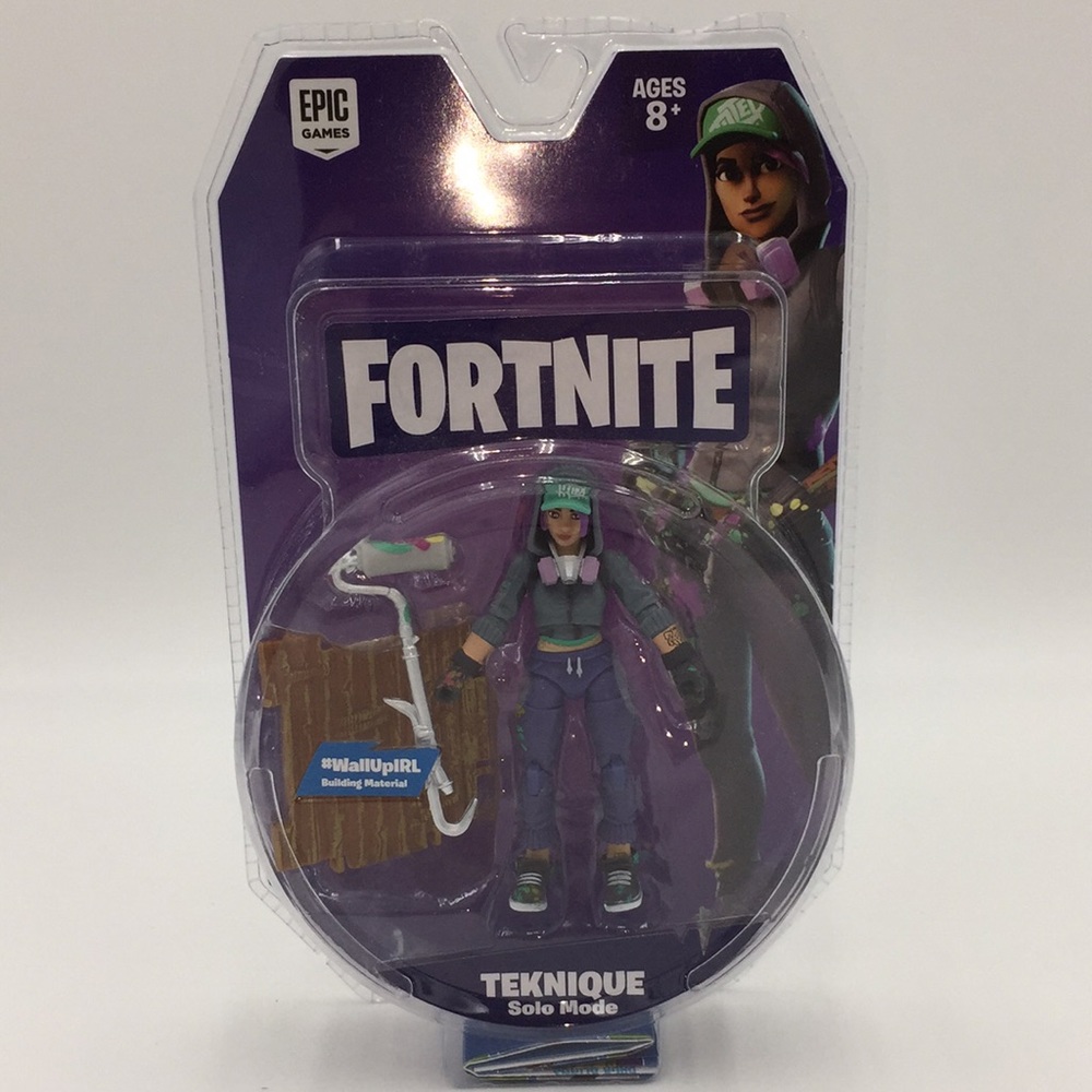 Fortnite Teknique Solo Mode Core Action Figure Pack 4” Epic Games